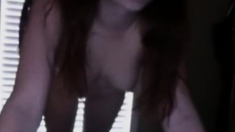 Horny teen omegle slut puts everything in her pussy