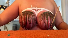 Big Boobs Cassandra Calogera Cock Tit Wanking