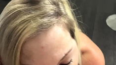 Sexy amateur blonde blowjob amp cumshot HD