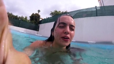 Cute amateur teen blowjob on sex dating webcam