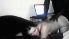 Bbw Fucking Her Black Bull On Webcam
